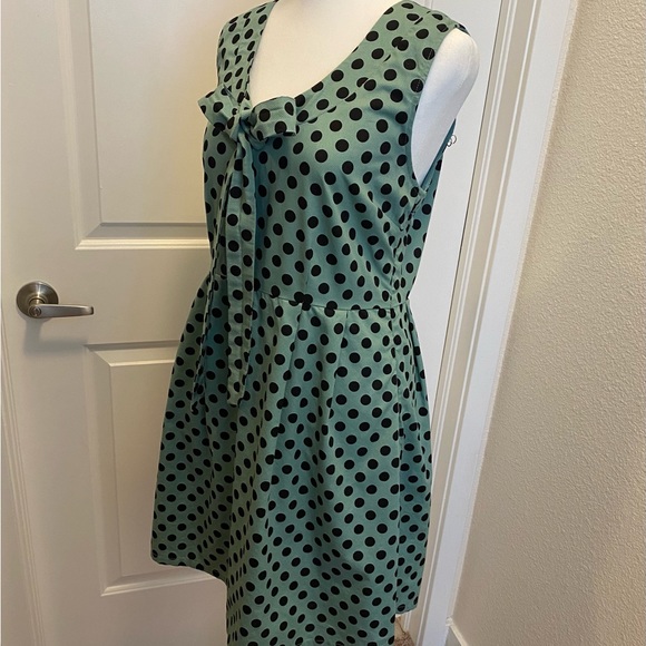 Anthropologie Tulle fit-and-flare, polka dot dress (S) - Picture 4 of 7